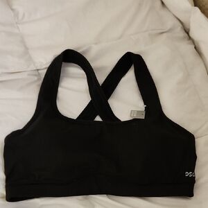 DSG Black Sports Bra Racerback Design